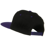 Classic Snapback Wool Blend 2 Tone Cap