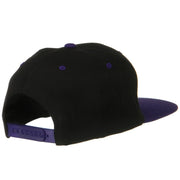 Classic Snapback Wool Blend 2 Tone Cap