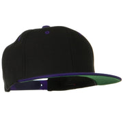 Classic Snapback Wool Blend 2 Tone Cap