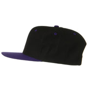 Classic Snapback Wool Blend 2 Tone Cap