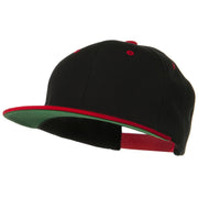 Classic Snapback Wool Blend 2 Tone Cap