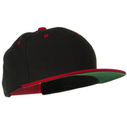 Classic Snapback Wool Blend 2 Tone Cap