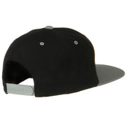 Classic Snapback Wool Blend 2 Tone Cap