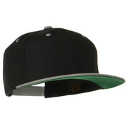 Classic Snapback Wool Blend 2 Tone Cap