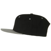 Classic Snapback Wool Blend 2 Tone Cap