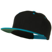 Classic Snapback Wool Blend 2 Tone Cap