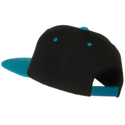 Classic Snapback Wool Blend 2 Tone Cap