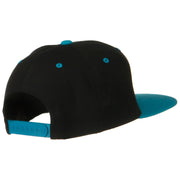 Classic Snapback Wool Blend 2 Tone Cap