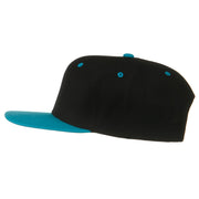 Classic Snapback Wool Blend 2 Tone Cap