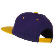 Classic Snapback Wool Blend 2 Tone Cap