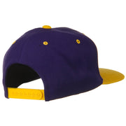 Classic Snapback Wool Blend 2 Tone Cap