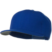 Wool Blend Flat Visor Pro Style Snapback Cap