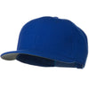 Wool Blend Flat Visor Pro Style Snapback Cap