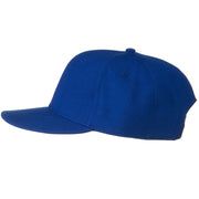 Wool Blend Flat Visor Pro Style Snapback Cap