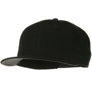 Wool Blend Flat Visor Pro Style Snapback Cap