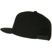 Wool Blend Flat Visor Pro Style Snapback Cap