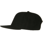 Wool Blend Flat Visor Pro Style Snapback Cap