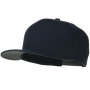 Wool Blend Flat Visor Pro Style Snapback Cap