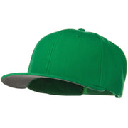 Wool Blend Flat Visor Pro Style Snapback Cap