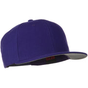 Wool Blend Flat Visor Pro Style Snapback Cap