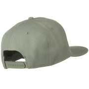 Wool Blend Flat Visor Pro Style Snapback Cap