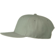 Wool Blend Flat Visor Pro Style Snapback Cap