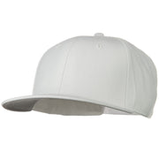 Wool Blend Flat Visor Pro Style Snapback Cap