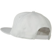 Wool Blend Flat Visor Pro Style Snapback Cap