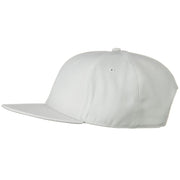 Wool Blend Flat Visor Pro Style Snapback Cap