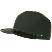 Wool Blend Flat Visor Pro Style Snapback Cap