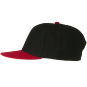 Wool Blend Flat Visor Pro Style Snapback Cap