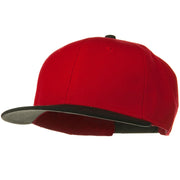 Wool Blend Flat Visor Pro Style Snapback Cap