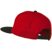 Wool Blend Flat Visor Pro Style Snapback Cap