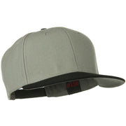 Wool Blend Flat Visor Pro Style Snapback Cap