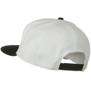 Wool Blend Flat Visor Pro Style Snapback Cap