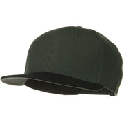 Wool Blend Flat Visor Pro Style Snapback Cap