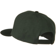 Wool Blend Flat Visor Pro Style Snapback Cap