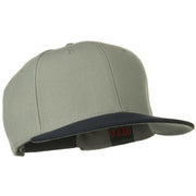 Wool Blend Flat Visor Pro Style Snapback Cap