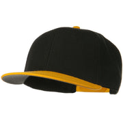 Wool Blend Flat Visor Pro Style Snapback Cap