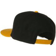 Wool Blend Flat Visor Pro Style Snapback Cap