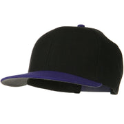 Wool Blend Flat Visor Pro Style Snapback Cap