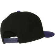 Wool Blend Flat Visor Pro Style Snapback Cap