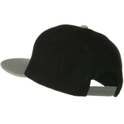 Wool Blend Flat Visor Pro Style Snapback Cap