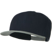 Wool Blend Flat Visor Pro Style Snapback Cap