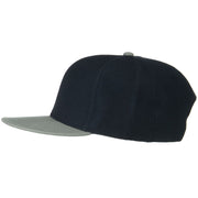 Wool Blend Flat Visor Pro Style Snapback Cap