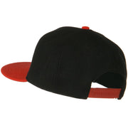 Wool Blend Flat Visor Pro Style Snapback Cap