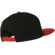 Wool Blend Flat Visor Pro Style Snapback Cap