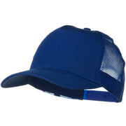 Solid Cotton Twill 5 panel Mesh Back Cap