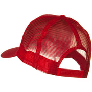 Solid Cotton Twill 5 panel Mesh Back Cap