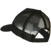 Solid Cotton Twill 5 panel Mesh Back Cap